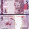 Brazil 5 Reais ND 2010 (2017), UNC, 5 Pcs LOT, Consecutive, Prefix EA, P-253d - Image 3