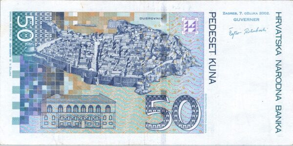 Croatia 50 Kuna 2002, aAU, P-40a - Image 3