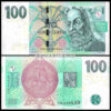 Czech Republic 100 Korun 2018, UNC, P-18, Prefix J