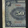 GREECE 50 DRACHMAI 1926 VF P-80 WITH NATIONAL BANK CUT P-66 - Image 3
