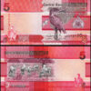 Gambia 5 Dalasis 2019, UNC, 5 Pcs LOT, Consecutive, P-NEW DESIGN