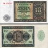 Germany (Democratic) 10 Mark 1948, UNC, 2 Pcs PAIR, Consecutive, P-12b,Watermark - Image 3