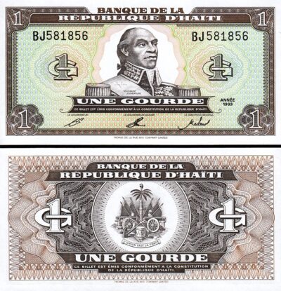 Haiti 1 Gourde 1993, UNC, P-259a