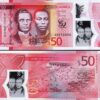 Jamaica 50 Dollars 2022 2023, UNC, 20 Pcs LOT, Polymer, P-New Design - Image 4