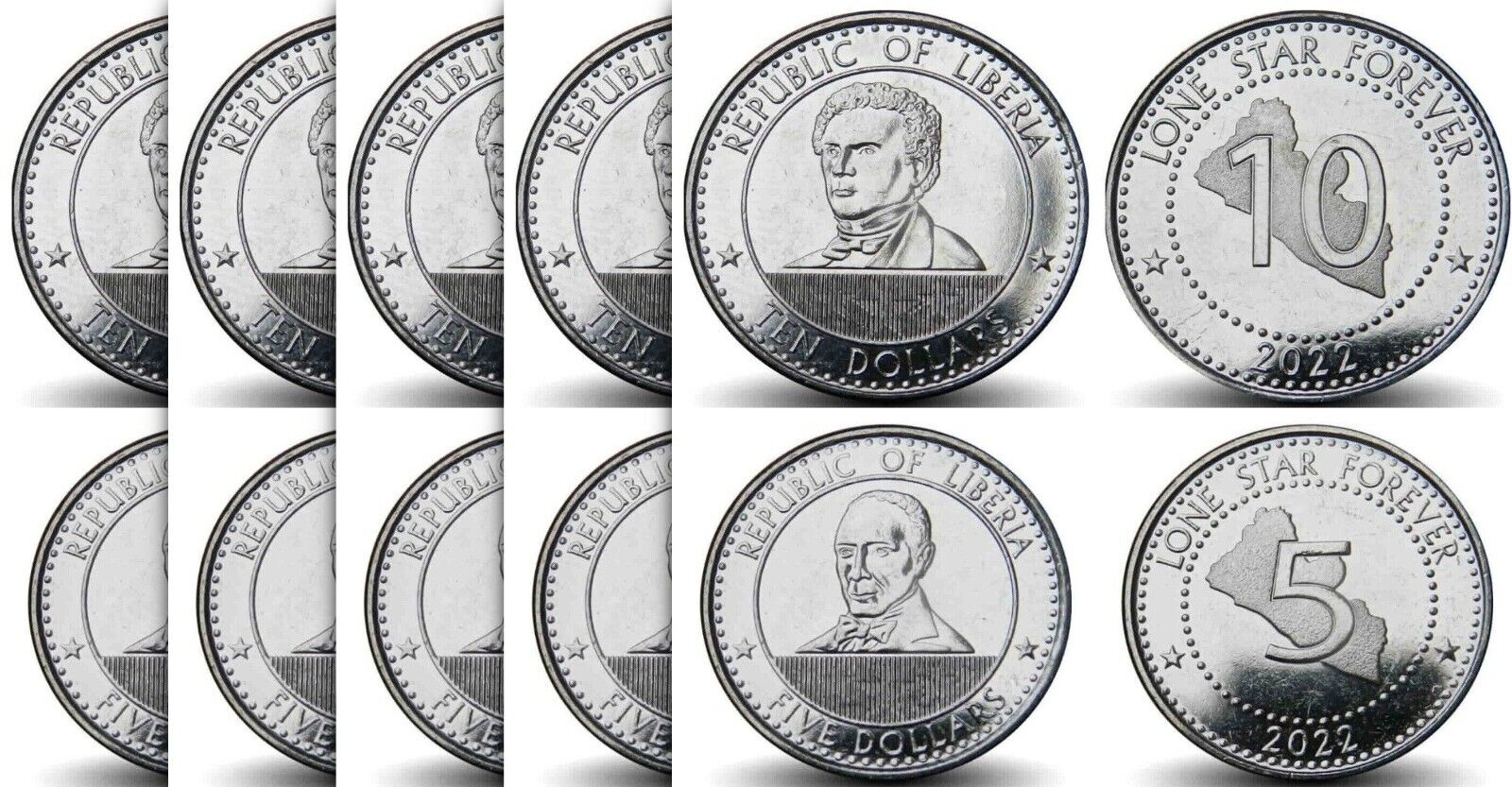 Central African States 5, 10, 25 Francs UNC Coin Set - 3 Pieces World Currency