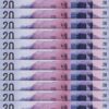 Maldives 20 Rufiyaa 2015, UNC, 20 Pcs LOT, Consecutive, P-27, Polymer, Prefix C