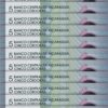 Nicaragua 5 Cordobas 2019 2020, UNC, 20 Pcs LOT, Consecutive POLYMER, P-219 Comm