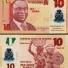 Nigeria 10 Naira 2021, UNC, ½ BUNDLE, Pack of 50 PCS, Consecutive, Polymer,P-New - Image 4