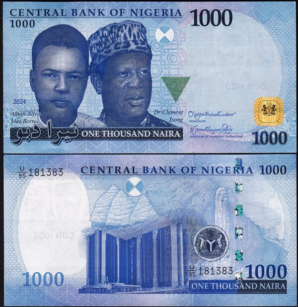 Nigeria 1000 Naira 2024, UNC, P-49 NEW DATE,NEW SIGN