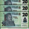 Nigeria 20 Naira 2022, UNC, 20 Pcs LOT, Consecutive, P-New, Polymer - Image 3