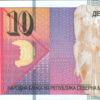 North Macedonia 10 Denari  2020, STAIRS RADAR 678876, UNC, Polymer,P-New - Image 3