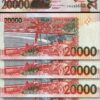 Saint Thomas, Sao Tome 20000 Dobras 2013, UNC, 10 PCS Consecutive LOT, P-67e - Image 3