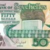 Seychelles, 50 Rupees, 1989, REPEATER RADAR B 828828 , UNC, P-34 , LUCKY NUMBER
