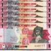Sierra Leone 1 Leone 2022, UNC, 10 Pcs LOT, Consecutive, P-34