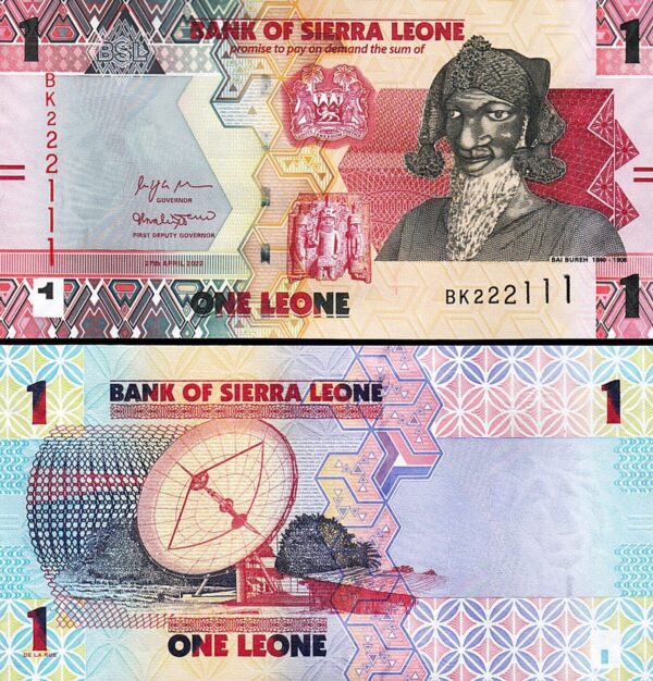 Sierra Leone 1 Leone 2022, UNC, 10 Pcs LOT, Consecutive, P-34 - Image 4