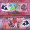 Solomon Islands 10 Dollars 2023, UNC, 2 Pcs PAIR,POLYMER, Com.Pacific Games,P-39 - Image 3