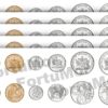 Trinidad Tobago 5 x6 PCS Coins SET,  1 5 10 25 50 CENTS 1 DOLLAR, 1990 2012, UNC