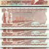 Turkey 20 Lira 1979, UNC, 20 PCS LOT, P-187a, Prefix F, Black Sign - Image 3