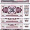 Yugoslavia 20 Dinar 1974, UNC, 5 PCS LOT, P-85