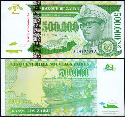 Zaire 500000 Zaires 1996, UNC, P-78