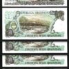 Argentina 50 Pesos 1983 1985, UNC, 5 Pcs Consecutive LOT, P-314r, Replacement