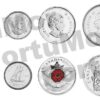 Canada 5 X 6 Pcs COIN Set 1 5 10 25 50 Cents 1 Dollar, 2004 2007, Coloured, QEII - Image 3