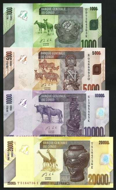 Congo Democratic Republic 1000 Francs 1,000 2013 P-101 Unc 