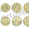 Costa Rica 6 Coins SET, 5 10 25 50 100 500 Colones, UNC, 2001 2008