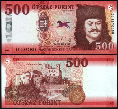 Hungary 500 Forint 2025, UNC, P-New 202c