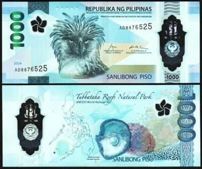 Philippines 1000 Piso 2024, UNC, POLYMER, P-241, NEW