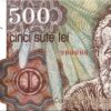 Romania 500 Lei 1991, Very Very LOW Serial, 000006, UNC, P-98b