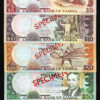 Samoa 5 10 20 50 100 Tala 2002 2006, UNC, No 315 SPECIMEN SET, P 33 34 35 36 37