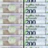 Venezuela 200 Bolivares Soberano 13-3- 2018, UNC, 20 Pcs LOT, Consecutive,P-107b - Image 3