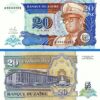 Zaire 20 Nouveaux Zaires 1993, AUNC / UNC, 5 Pcs LOT,  P-56 - Image 3
