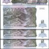 Zaire 500 Nouveaux Zaires 1994, UNC, 20 Pcs LOT,  P-64A, Prefix XA - Image 3