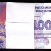 Argentina 100 Pesos 2012 (2016), UNC, BUNDLE, Pack 100 PCS, EVA,P-358c,Suffix CA - Image 3