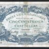 Belgium 500 Francs 100 Belgas 1942, VF+, P-109a