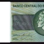 Brazil 1 Cruzerios 1980, UNC, ½ BUNDLE, Pack 50 PCS, Consecutive, P-191Ac, Sg-20