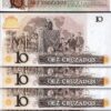 Brazil 10 Cruzados 1986, UNC, 5 Pcs LOT, Consecutive, P-209a, Sign 23