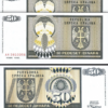 Croatia 50 Dinara, 1992, UNC, 2 Pcs PAIR, Consecutive, P-R2, KNIN, Prefix AA