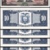 Ecuador 10 Sucres 1982, UNC, 10 Pcs LOT, Consecutive, P-114b, Serie LH - Image 3