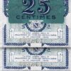France TROYES 25 Centimes 1926, UNC, 10 Pcs LOT, with Completely watermark - Image 3