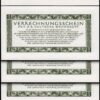 Germany 1 Reichsmark 1944, UNC, 5 PCS Lot, P-M38, Completely Watermark