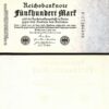 Germany 500 Mark 1922, UNC-, P-74c, With Beautiful Watermark