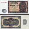 Germany - Democratic Republic, 20 Deutsche Mark 1955, UNC, P-19