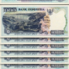 Indonesia 1000 Rupiah 1992 / 1995, UNC, 10 Pcs LOT, Consecutive, P-129d