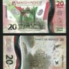 Mexico 20 Pesos 2021, UNC, 5 Pcs LOT, Consecutive, Polymer, Comm, P-New Design - Image 3