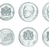 Morocco 5 (x) Set of 8 coins 5 10 20 Santimat 1/2 1 2 5 10 Dirhams, 2002, UNC - Image 3