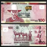 Namibia 100 Dollars 2018, UNC, P-14b
