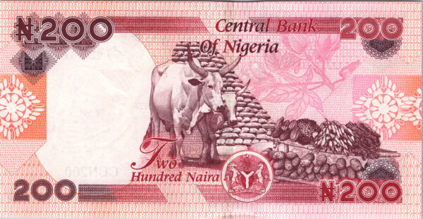 Nigeria 200 Naira 2024, RADAR 749947, aUNC, P-NEW DATE, NEW SIGN - Image 3